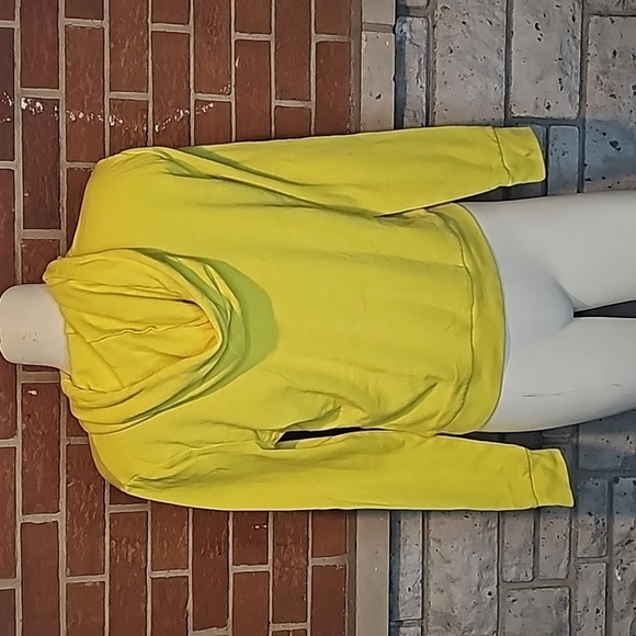 Med Bright Yellow Pink hoodie Victoria's secret - Picture 4 of 12